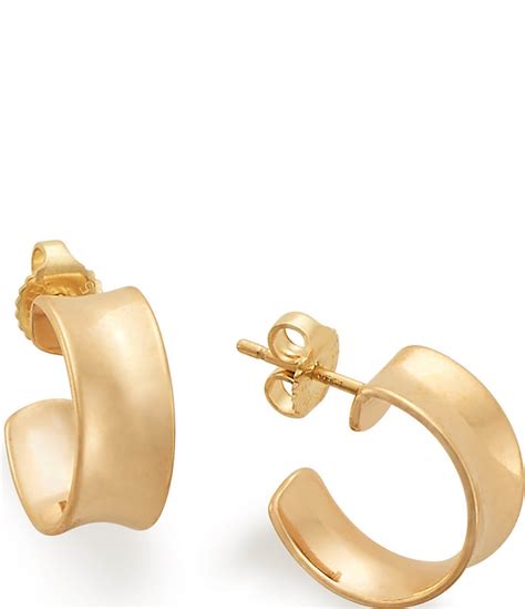 gold hoop earrings james avery.